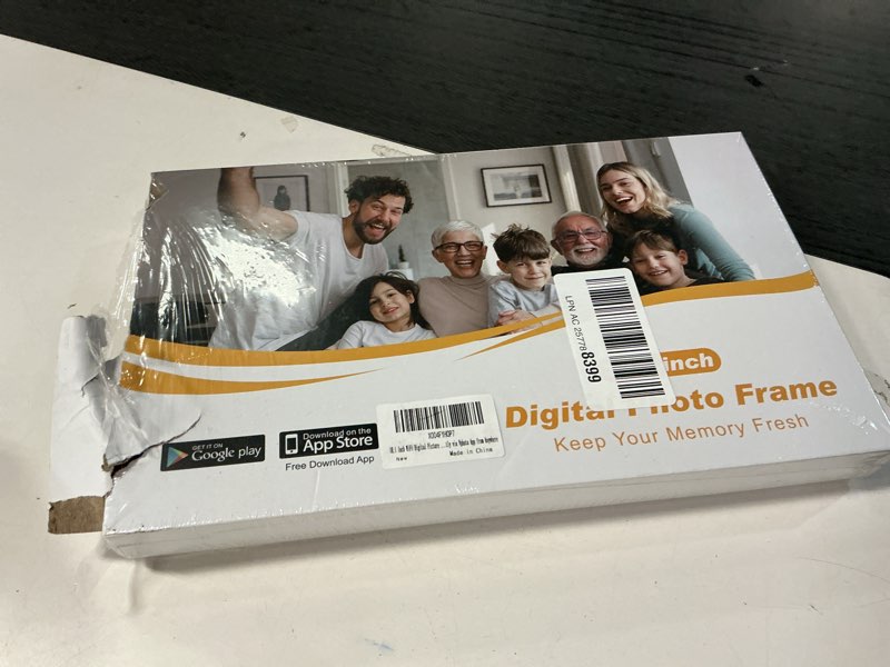 Condition photo showing Good Condition for 10.1 Inch WiFi Digital Picture Frame, 1280x800HD IPS Touch Screen Digital Photo Frame Electronic,16GB Memory, Auto-Rotate, Wall Mountable, Share Photos/Videos Instantly via Uhale App from Anywhere 10.1 Inch Black