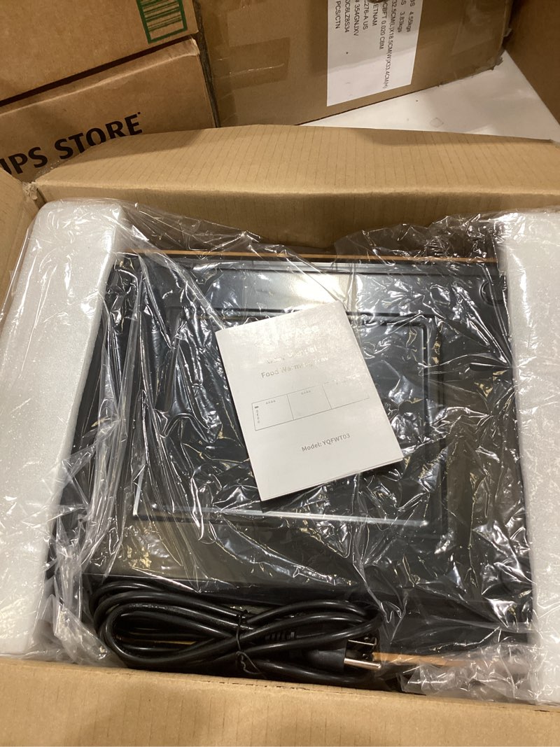 Condition photo showing Good Condition for Food Warmers for Parties Buffet, 47"x12" Assemblable Electric Warming Tray with 8 Level Temperature Adjustment and 8 Hour Timer, Upgraded Desktop-Protecting Food Warming Mat Tri-Plate:47"x12" Black&gold