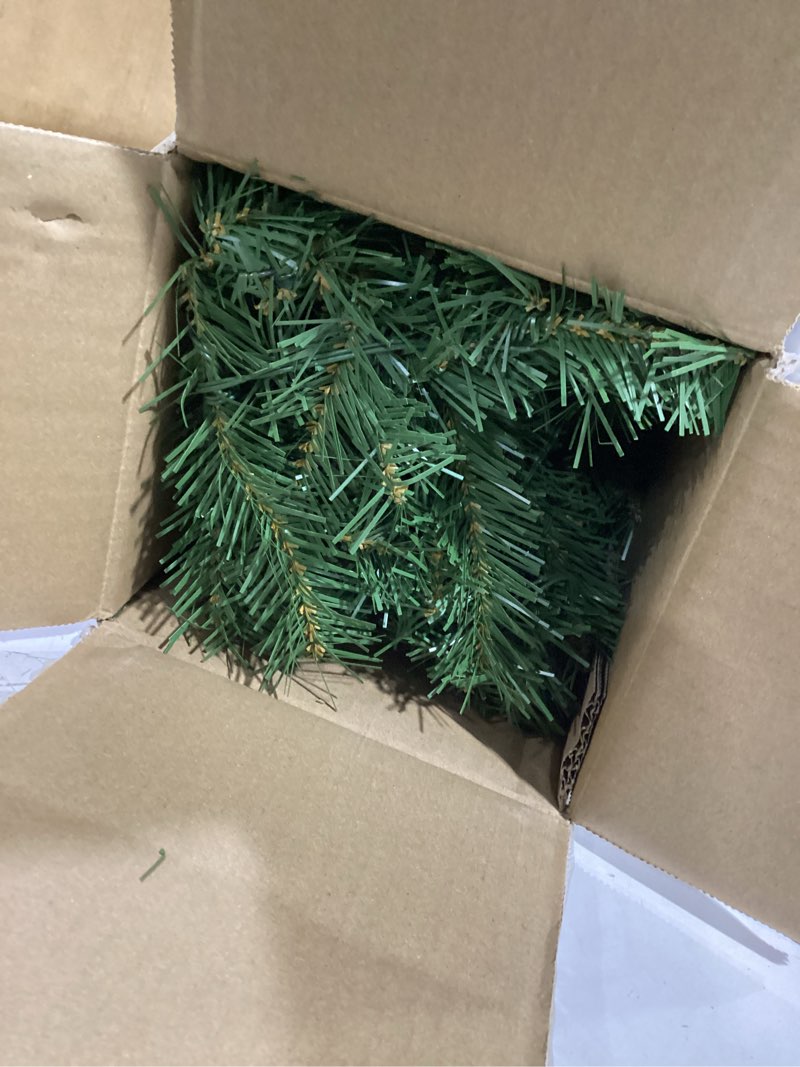 Condition photo showing Good Condition for 9 ft. Norwood Fir Pre-Lit LED Garland - Battery Operated