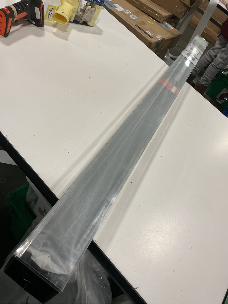 Condition photo showing Good Condition for AOSKY Blackout Roller Shades Cordless Blinds for Windows, Free-Stop Shades with Valance, Thermal Insulated Fabric, UV Protection, Natural Woven Blinds for Home and Office (45" W x 72" H, Grey) Grey 45"W x 72"H