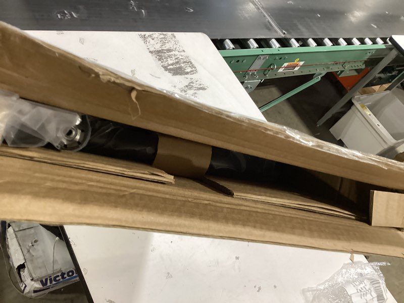 Condition photo showing Good Condition for shower curtain rod hoop square shape bathroom heavy duty no rust oval shower rod 58.3"x24" for clawfoot tub,for free standing tubs bronze