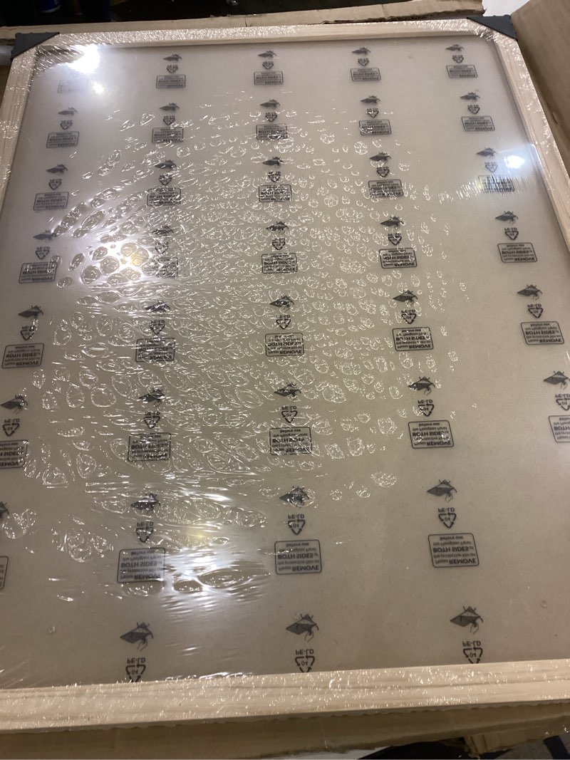 HLiWEGNS Oak 20x26 Frame - Single Frame - Rustic Woodgrain 20 x 26 Poster Frame with Plexiglass for 