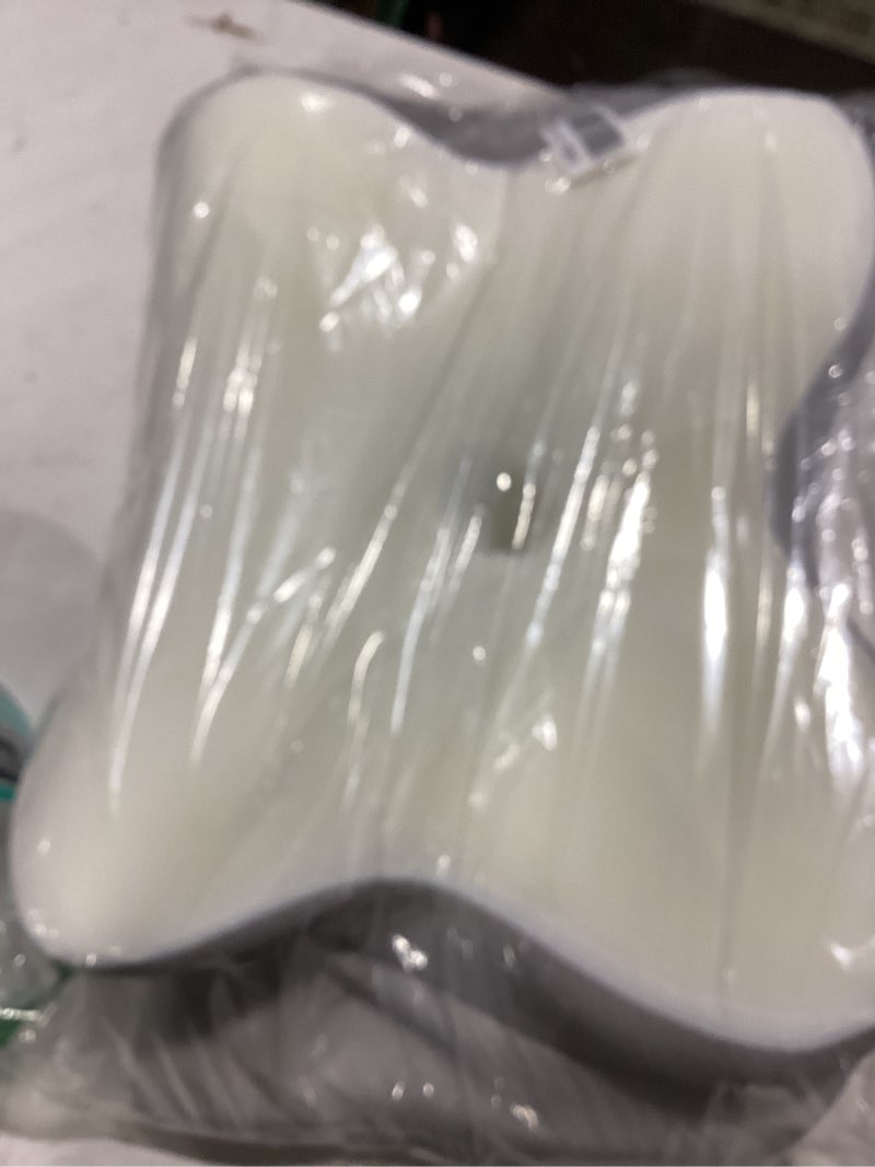 Condition photo showing Good Condition for Cervical Neck Pillow for Pain Relief, Memory Foam Contour Orthopedic Pillow, Ergonomic Cooling Neck Support Pillow for Side Back Stomach Sleepers, Bed Pillow for Sleeping Comfort Blue