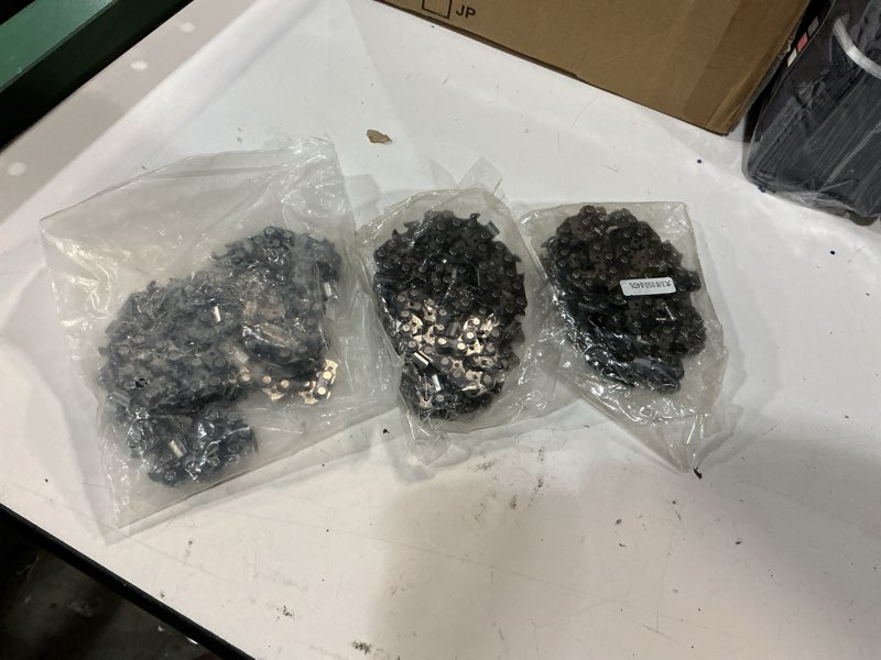 Condition photo showing Good Condition for 33rs-84 25" chainsaw chain replacement for stihl chainsaw 036,044,ms310,ms311,ms360, ms391,ms440,ms460,ms650,ms660,3623-005-0084 chain saw blade 84 drive links 0.050" gauge 3/8" lp pitch (3 pack)