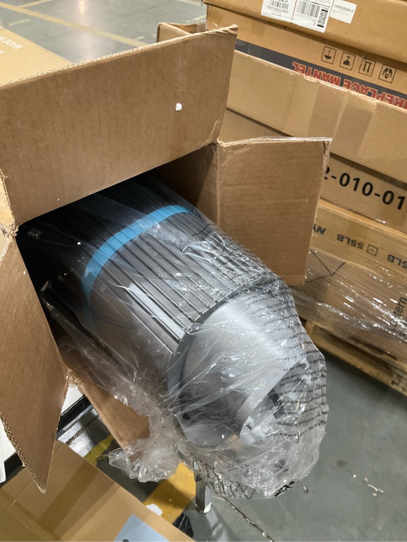 Condition photo showing Good Condition for olixis tower fan for bedroom, floor standing fan with remote, 12h timer, 5 speeds, 4 modes, led display, portable bladeless oscillating cooling fan for indoor, home, office grey 9.8"d x 9.8"w x 35.4"h