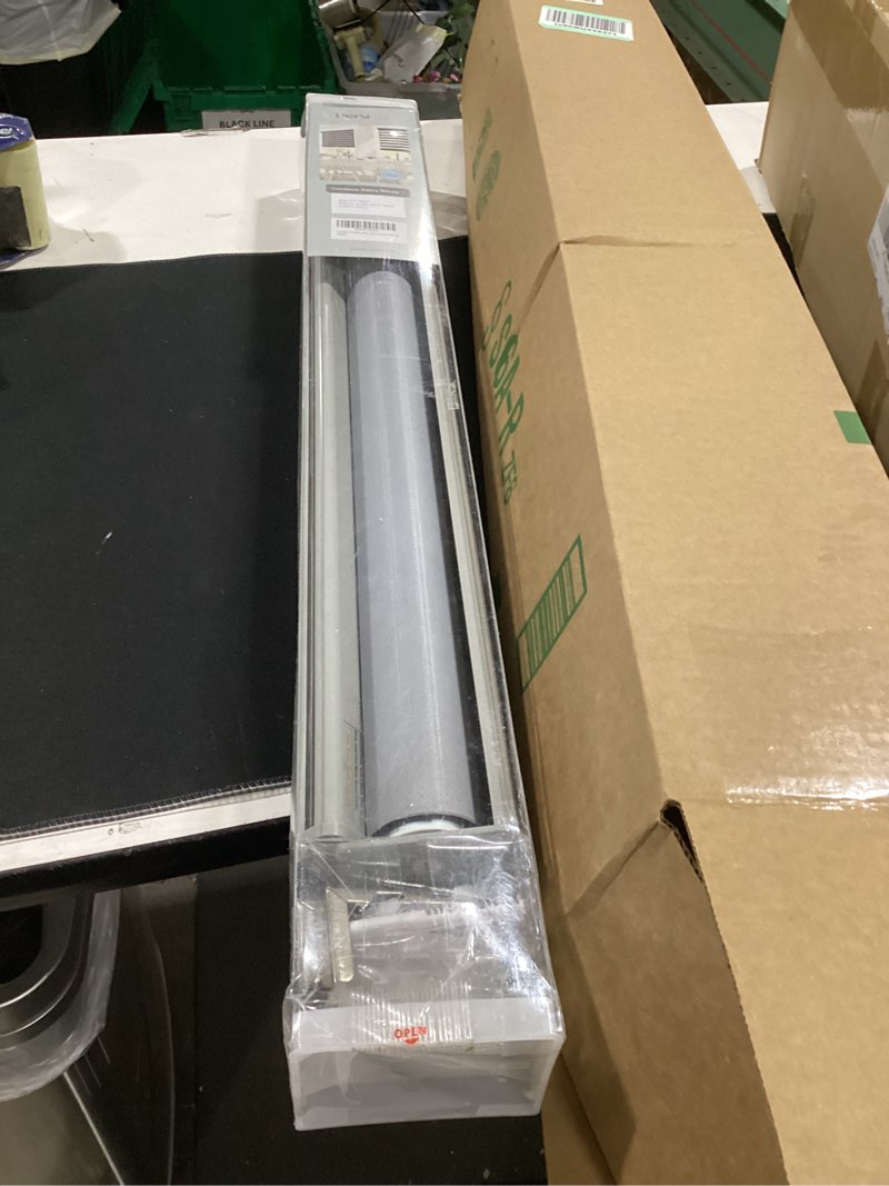 Condition photo showing Good Condition for persilux cordless zebra shades (27" w x 64" h, grey) free-stop window shades dual layer light control for day and night, light filtering sheer blinds for windows, easy to install 27"w x 64"h grey