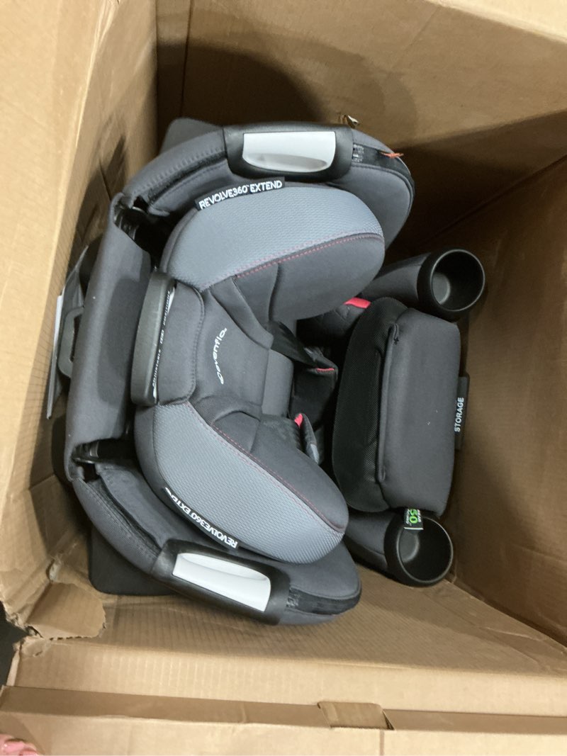 Condition photo showing Good Condition for Evenflo Revolve360 Extend Convertible Car Seat with 360 Degree Rotation, Extended Rear-Facing, Forward-Facing, Booster Mode, and Secure Latch Install, Rowe Pink