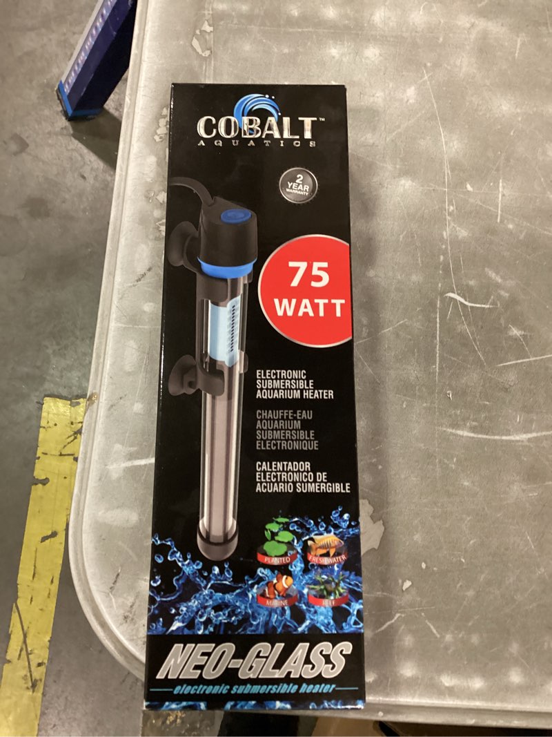 Condition photo showing New/Like New for Cobalt Aquatics Neo-Glass Aquarium Heater 75w