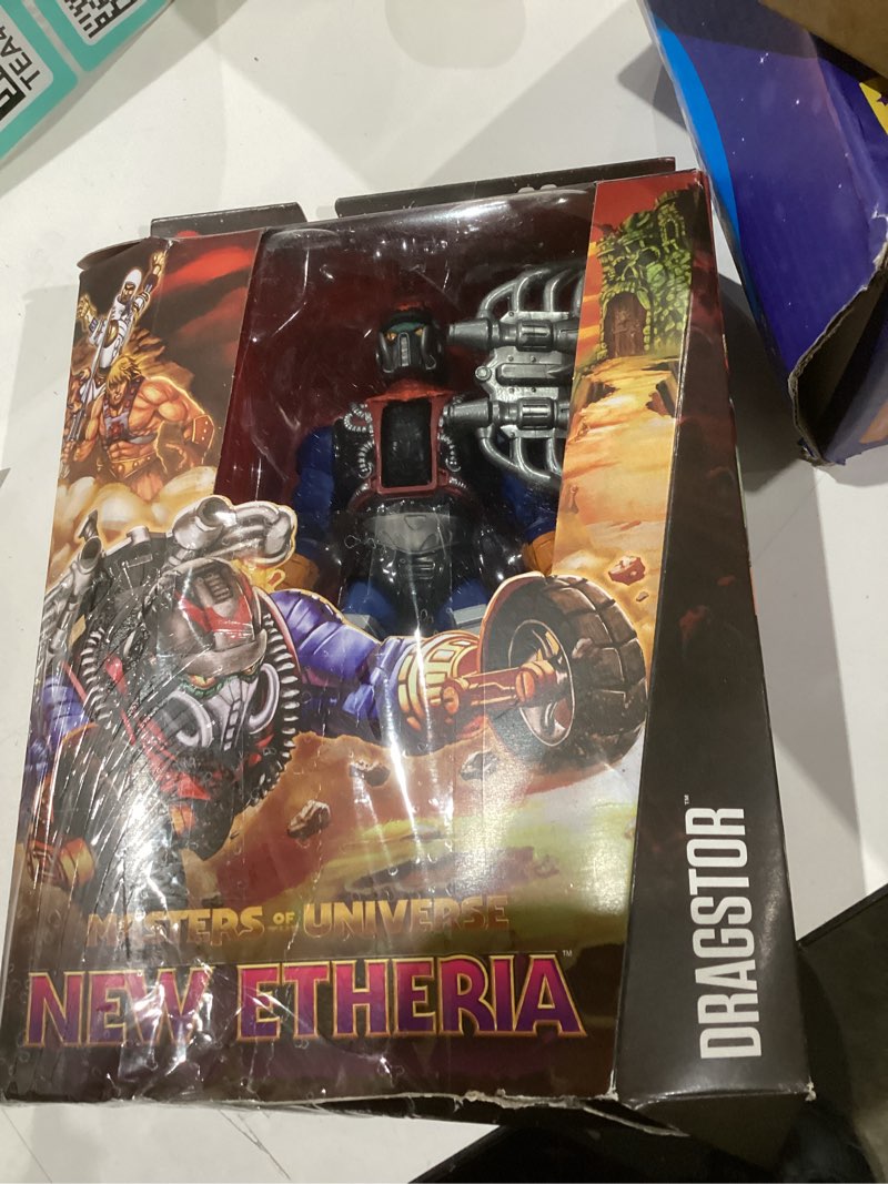 Condition photo showing As Is for Masters of The Universe Masterverse Action Figure Dragstor New Etheria, 7 Inch Motu Toy, 30 Points Articulation, Wheel & Crossbow & Extra Hand