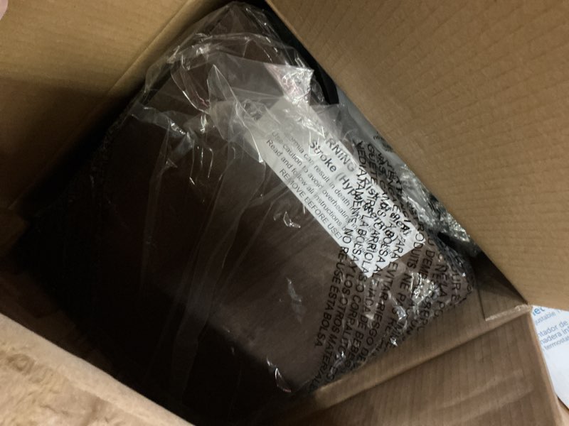 Condition photo showing As Is for Infrared quartz Cabinet Wood Heater