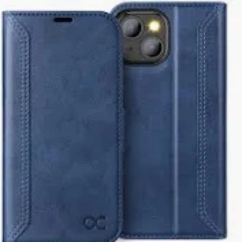 OCASE Compatible with iPhone 14 Wallet Case, PU Leather Flip Folio Case with Card Holders RFID Block