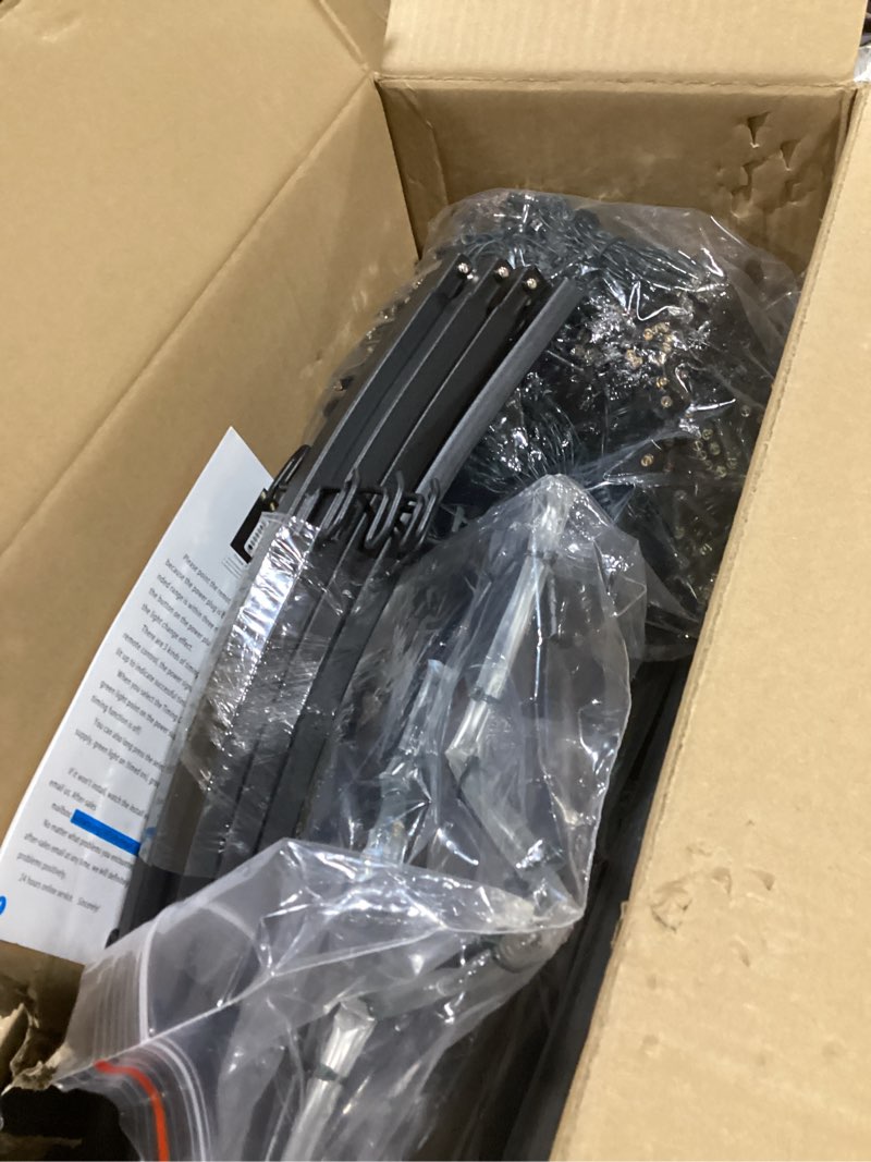 Condition photo showing Good Condition for Outdoor Lighting Christmas Tree Lights 12Ft Cone Tall Star Topped Artificial Christmas Trees Arbol de Navidad Outside Decor for Xmas New Year Holiday WarmWhite/Red