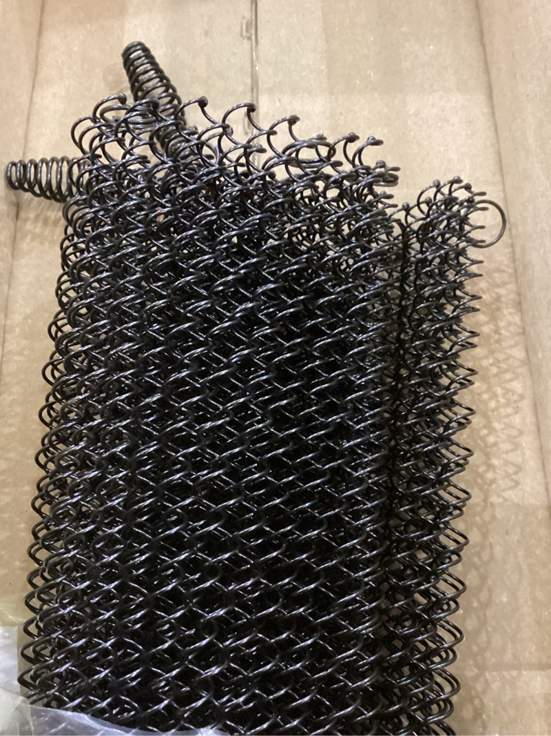 Condition photo showing Good Condition for 2 Pack Fireplace Mesh Screen Curtain,20”x24” Spark Guard Chain for Hearth,Metal Fireplace Replacement Black Hanging Mesh Curtain Screens for Home Wood Burning Fireplace 24" x 20"