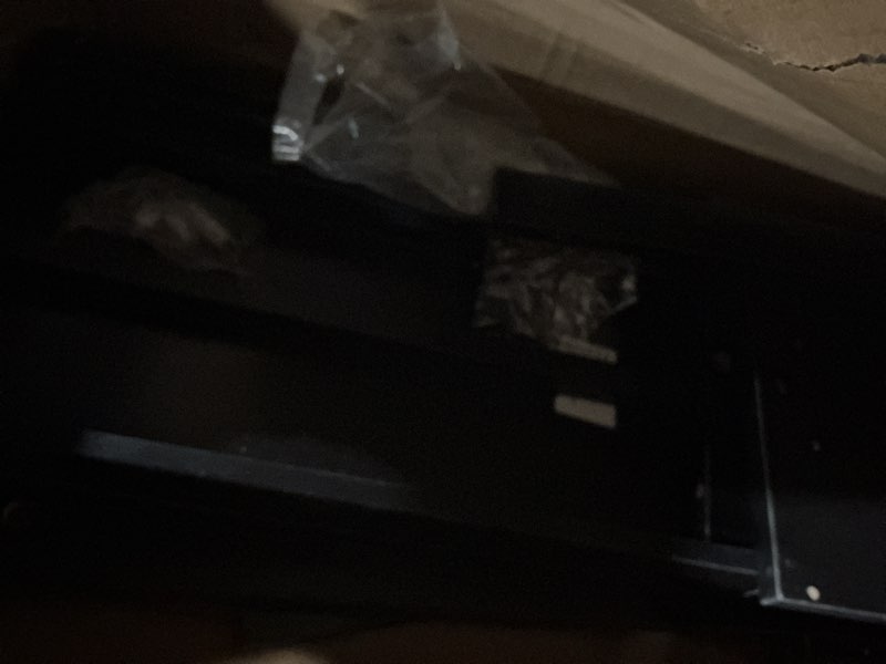 Condition photo showing Good Condition for YATINEY Farmhouse Console Table, 47.2 Inches Wooden Sofa Table, Behind Couch Table with Storage, Ind