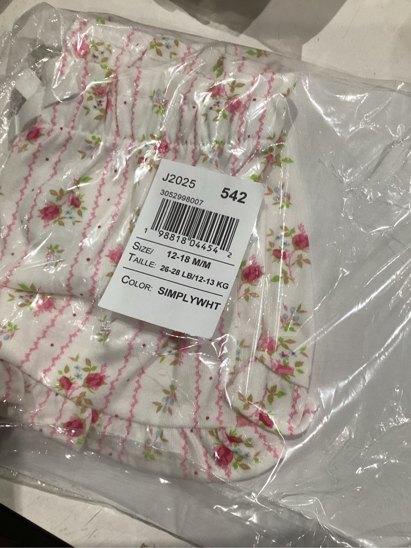 Condition photo showing Good Condition for The Children's Place,Baby-Girls,and Toddler Pull On Ruffle Hem Shorts,Simply White,12 Months,18 Mont