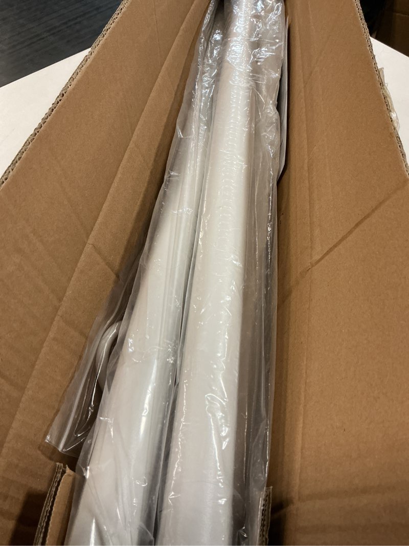 Condition photo showing Good Condition for ZOCONE Tension Curtain Rod 51-168In(4-14Ft),No Drill Curtain Rods for Window Outdoor Patio,Adjustable Shower Curtain Rod for Bathroom Renter Friendly,Heavy Duty Extra Long Tension Rod Never Rust,White White 51-168 Inches