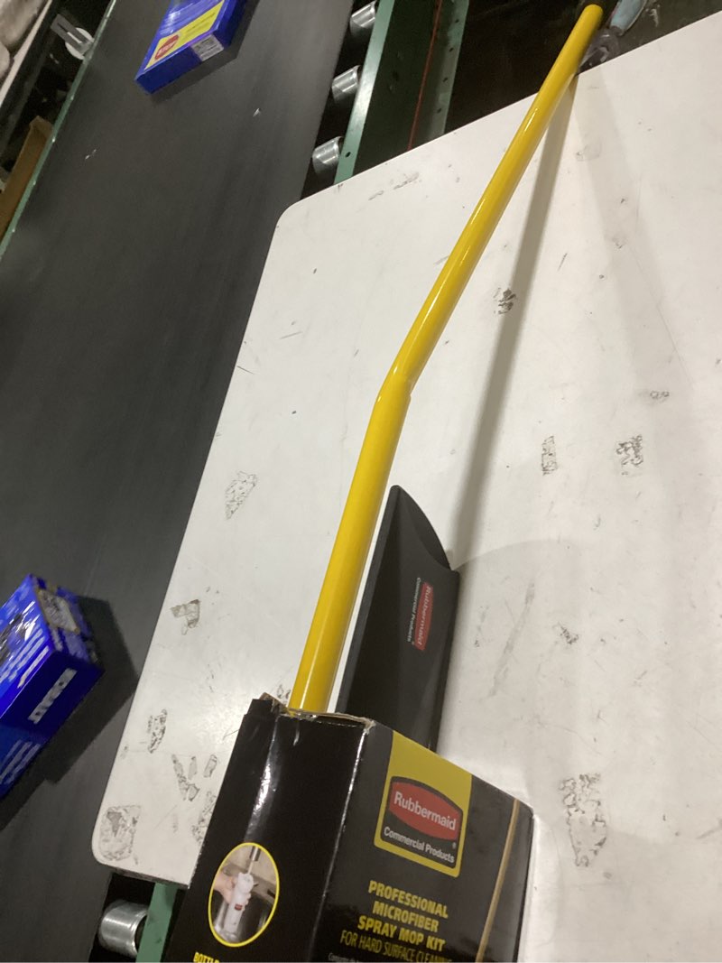 Condition photo showing As Is for rubbermaid commercial products single nozzle 15-fl oz spray mop