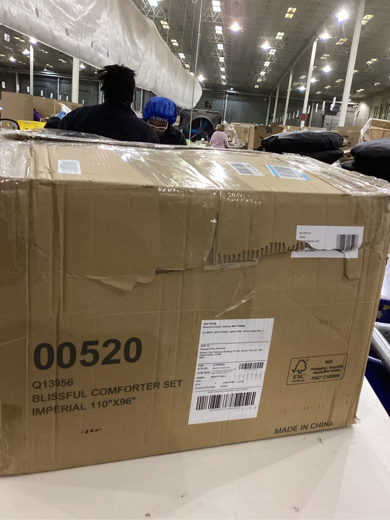 Condition photo showing New/Like New for UGG - Blissful Comforter Set - Soft Cozy Bedding - Reversible Comforter and Pillow Shams - King Size Blanket Set - Bedroom Accents - Imperial