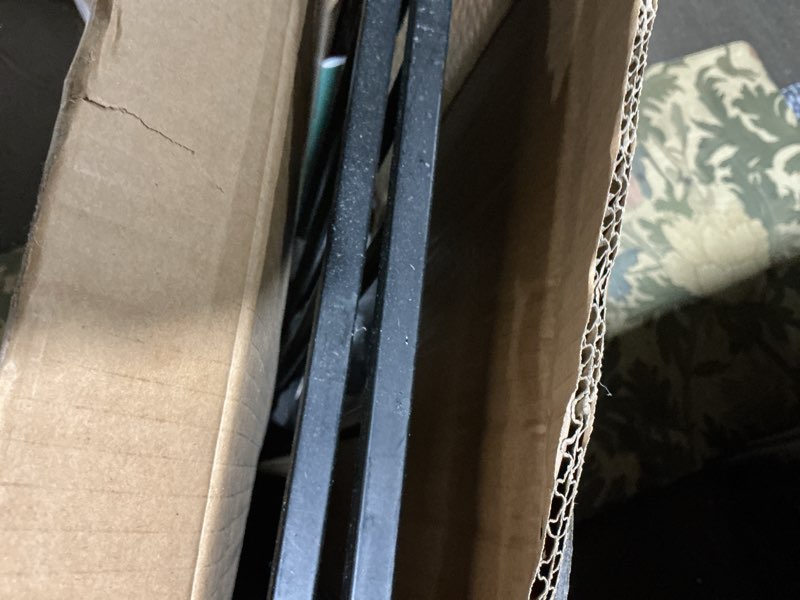 Condition photo showing As Is for Babelio Baby Gate for Stairs, Kitchen & Doorways, No Bottom Bar| One-Handed Operation| Auto-Close| Hardware Mount (Drill Needed) Safety Dog/Pet Gate (Black - B17, 26-43" W, 28" H) Black - B17 28" H, 26-43" W-Standard