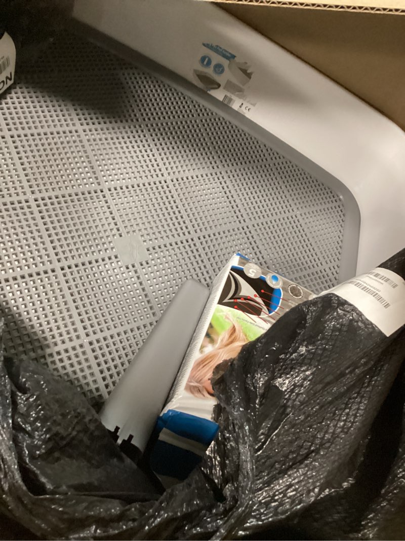 Condition photo showing Good Condition for all for paws pee pad holder, xl dog litter box, puppy pads holder, puppy potty tray for small/medium/large dog potty training, 25" x 25"
