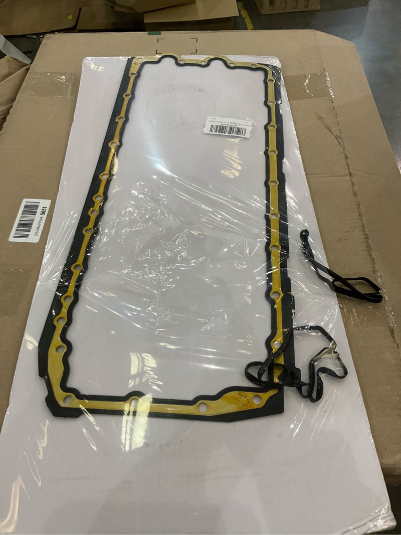 Condition photo showing As Is for MOTOKU Oil Pan Gasket and Lower Gasket Oil Cooler Seal Set for BMW 3.0L F30 F01 F26 F87 N54 N55 135i 135is M135i M235i 335i 335xi 335is 435i 535i 640i 740i 740Li X1 X3 X4 X5 X6 xDrive35i