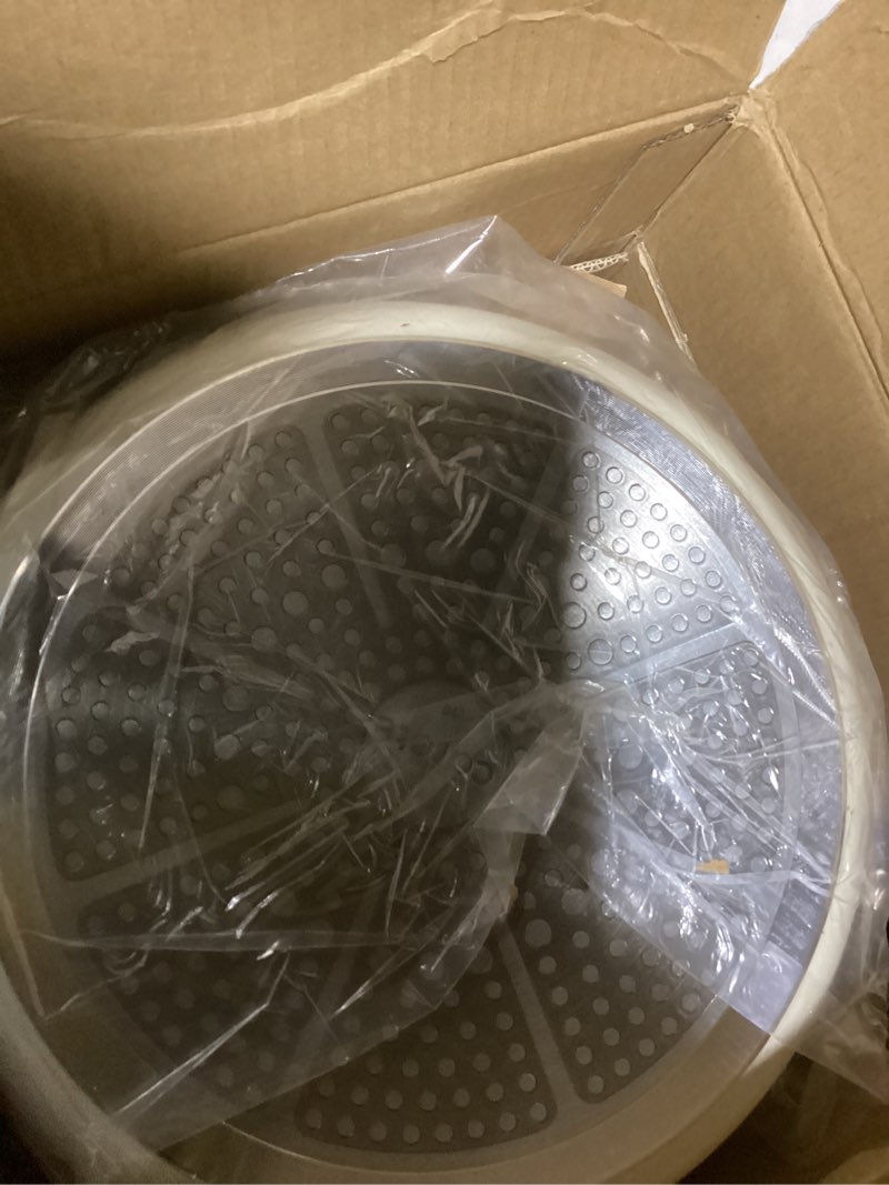 Condition photo showing New/Like New for CAROTE Pots and Pans Set Nonstick, White Granite Induction Kitchen Cookware Set, 10 Pcs Non Stick Cooking Set w/Frying Pans & Saucepans(PFOS, PFOA Free) Cream White 10 Piece