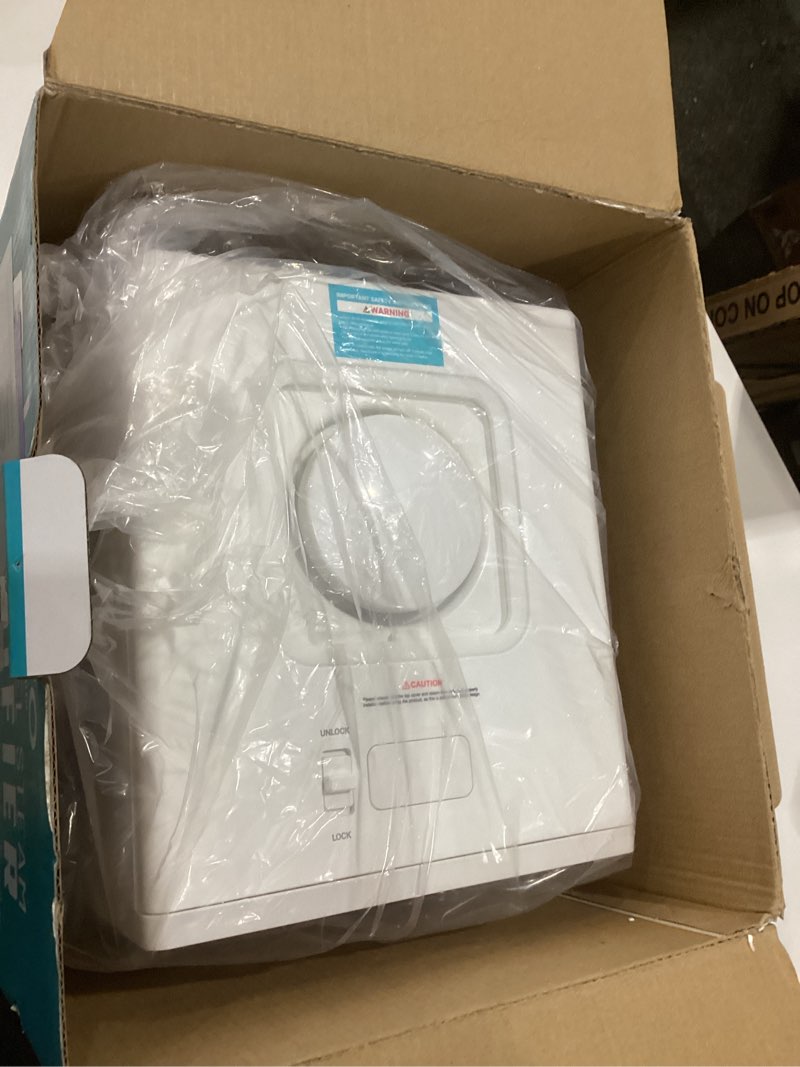 Condition photo showing Good Condition for NOT TESTED Stainless Steel Humidifier, 3L Warm Mist Humidifier, Easy Clean with Warm Steam Humidifier, Healthy Air Mist Humidifiers for Bedroom Living Room, with Sleep Mode and Auto-off Setting 3LWhite