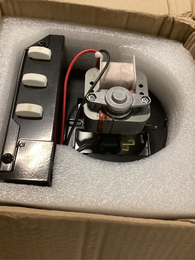 Condition photo showing New/Like New for hiorucet s97017063 97017063 motor blower heater assembly for broan nutone heater, 655-c 655-b 655-a 655f 655 695 hfl695 656 658 659 heating fan replacement for broan nutone bathroom exhaust fan.