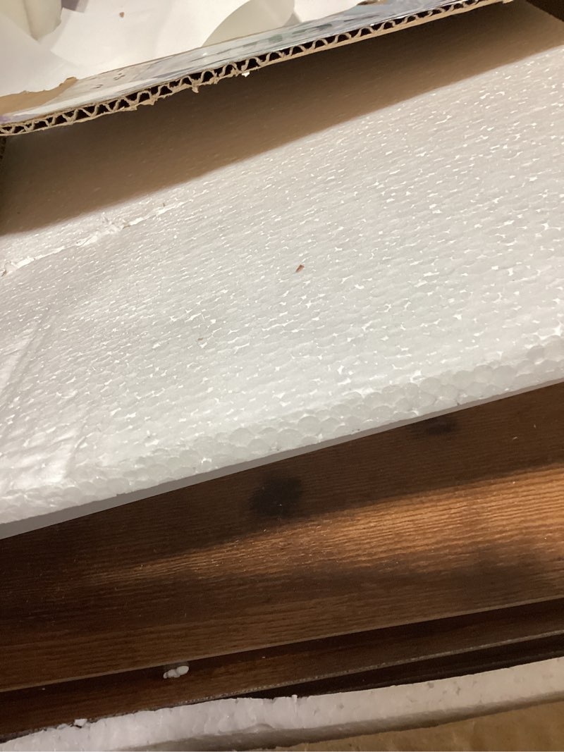 Condition photo showing New/Like New for Retro End Table, 3-Tier Small Side Table, Narrow Couch Side Table for Small Spaces, Farmhouse End Table, Modern Accent Table, Skinny Bedside Table Nightstand for Bedroom, Living Room (Rustic Brown)