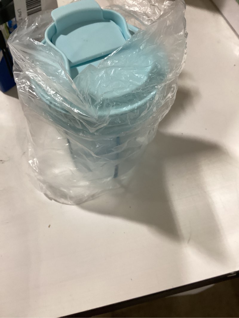 Condition photo showing Good Condition for large pill dispenser to store 7 various supplements - pill organizer & supplement organizer for travel, anti-mixing design, with strap & 20 sticky labels (blue)