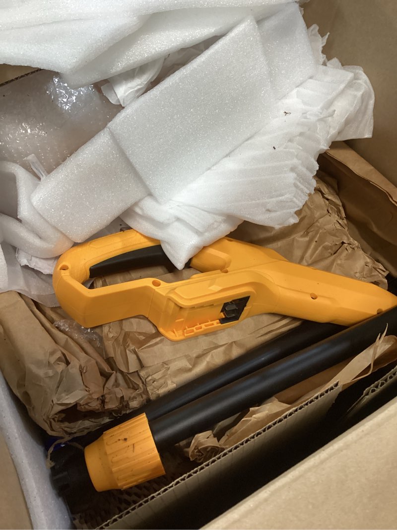 Condition photo showing As Is for 12" Cordless Snow Shovel Compatible with Dewalt 20V Max Battery(NO Battery) Electric Snow Shovel with Directional Plate & Adjustable Front Handle, Cordless Snow Blower for Driveway/Patio/Sidewalk