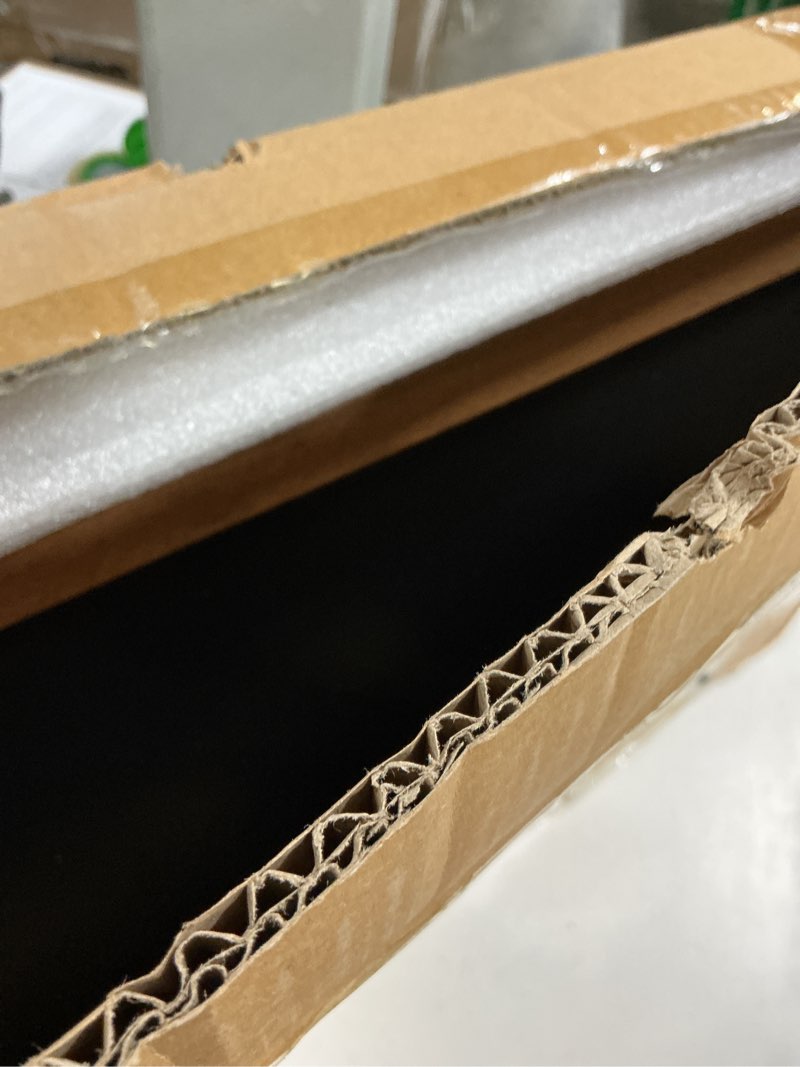Condition photo showing New/Like New for a frame chalkboard sign, 40"x20" extra large sidewalk chalk board, wooden standing chalkboards set with markers, double-sided magnetic blackboard for cafés, weddings, party guide, brown torched brown