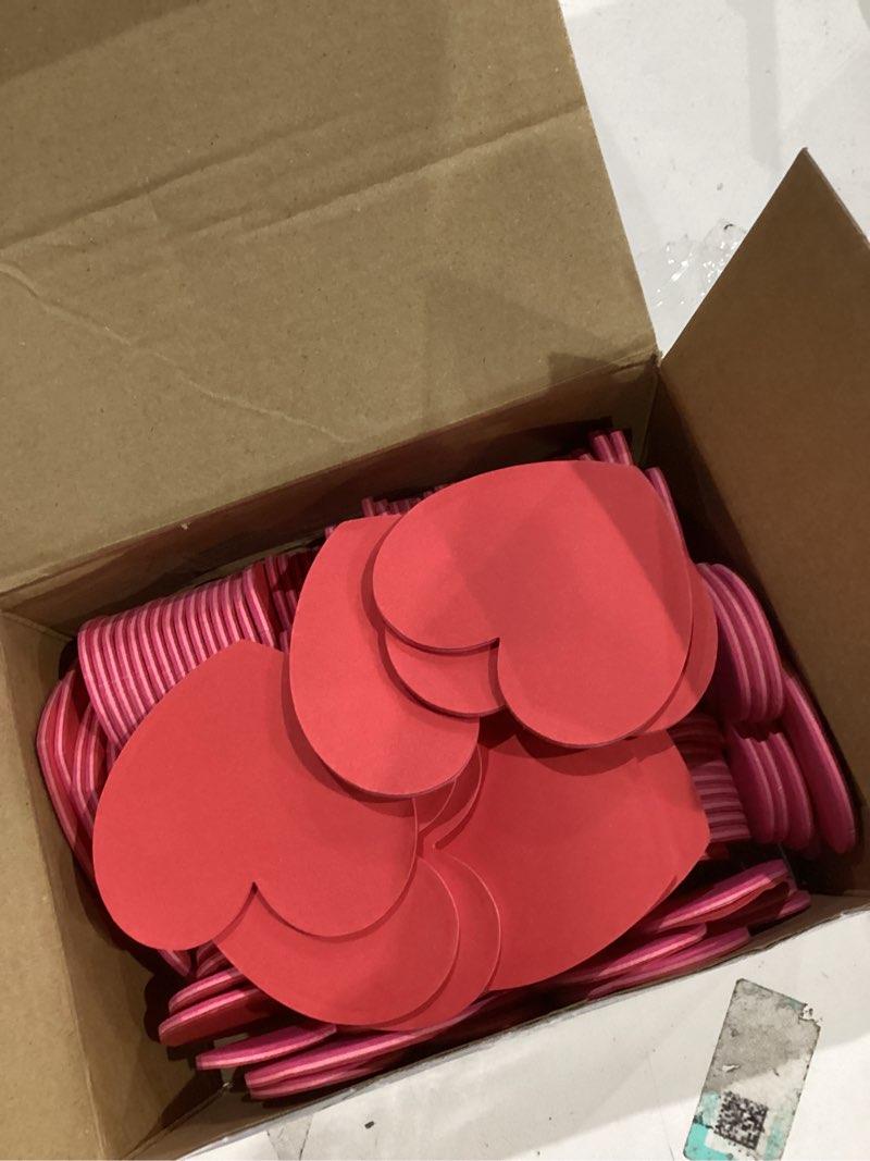 Condition photo showing As Is for Teling 96 Pcs 2880 Sheets Heart Sticky Notes 3 x 3 Inch Heart Notepads Cute Note Pads Removable Self Stick Mixed 3 Color Sticky Memo for Office Business School Home Valentine's Day Girl Women