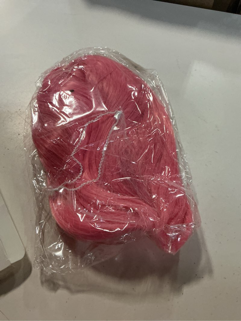 Condition photo showing Good Condition for 4 pack blue bob wigs and heart sunglasses for women, neon bobs colored funny party wig synthetic hair with hair cap for costume halloween christmas princess party bachelorette music festival