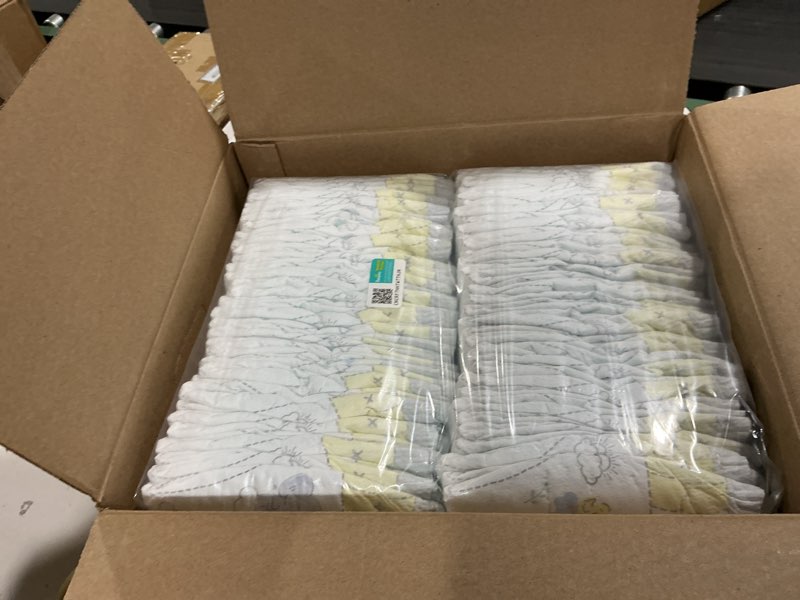 Condition photo showing Good Condition for pampers swaddlers diapers, size 1 (8-14 lbs), 198 count, absorbent, keeps baby dry and comfortable, skin safe disposable baby diaper (packaging may vary) size 1 198