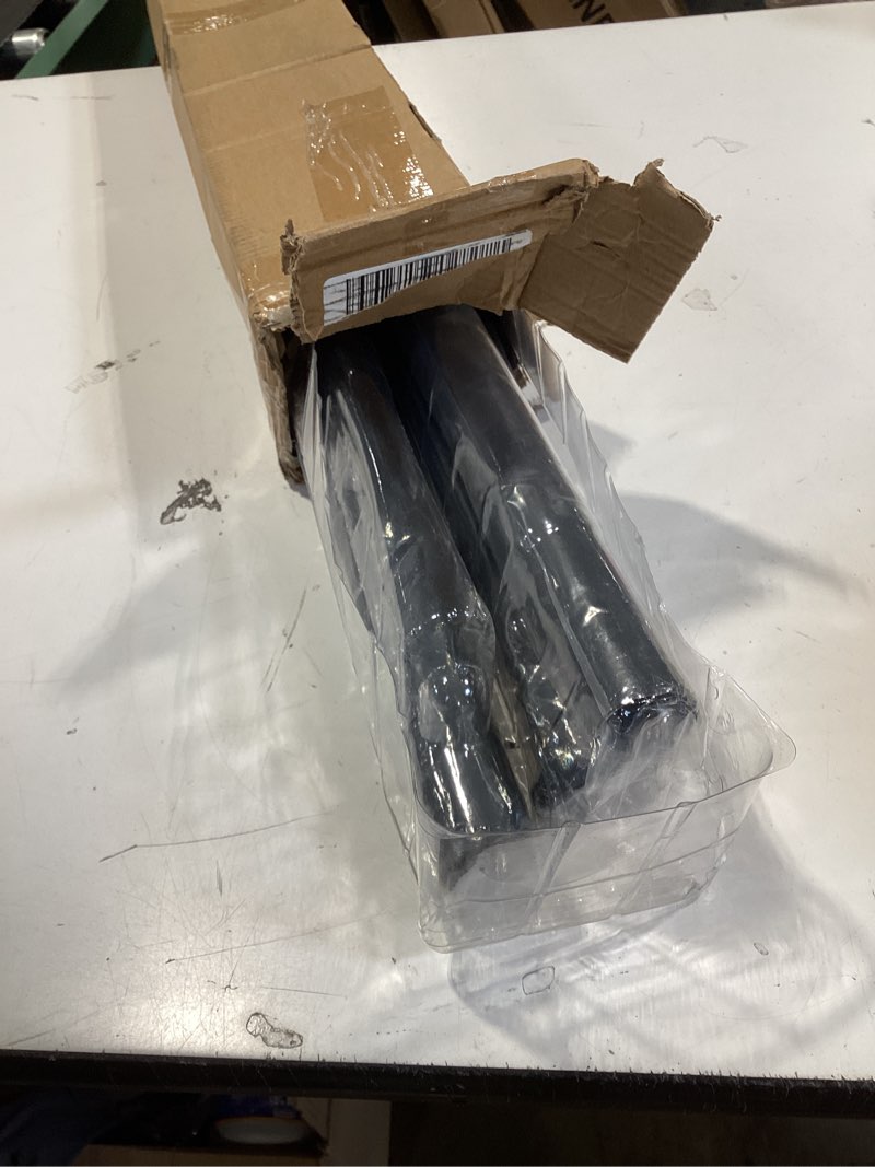 Condition photo showing Good Condition for vailge room divider tension rods, premium curtain tension rods,122-150 inch,no drilling, adjustable large window stall tension pole-black 122-150 inch black