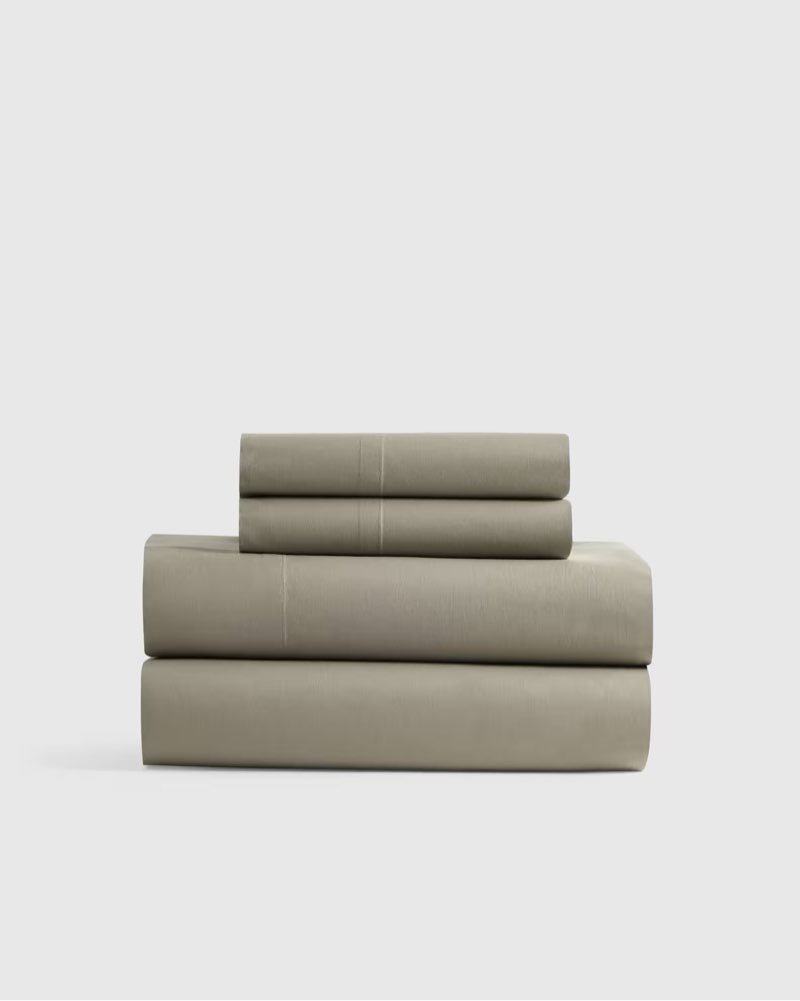 organic crisp percale sheet set full