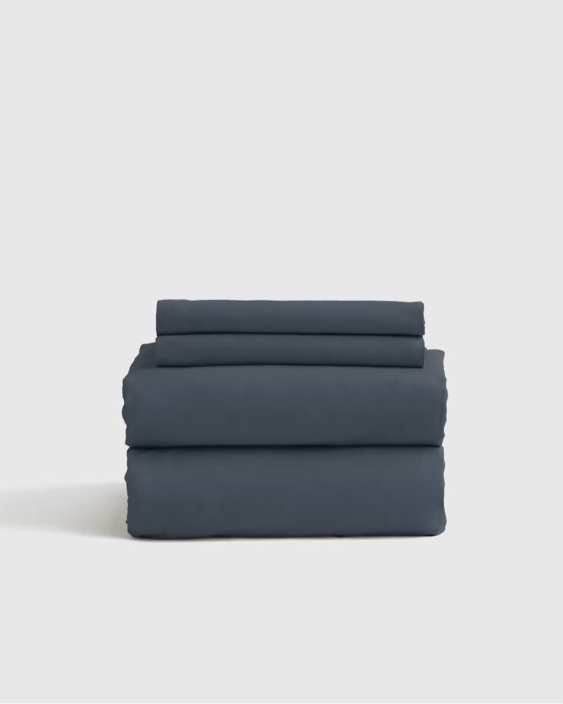 organic brushed cotton sheet set, king, nightfall