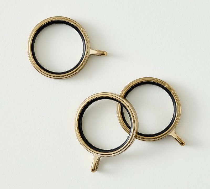 Everson Curtain Rings, Set of 10 Rings