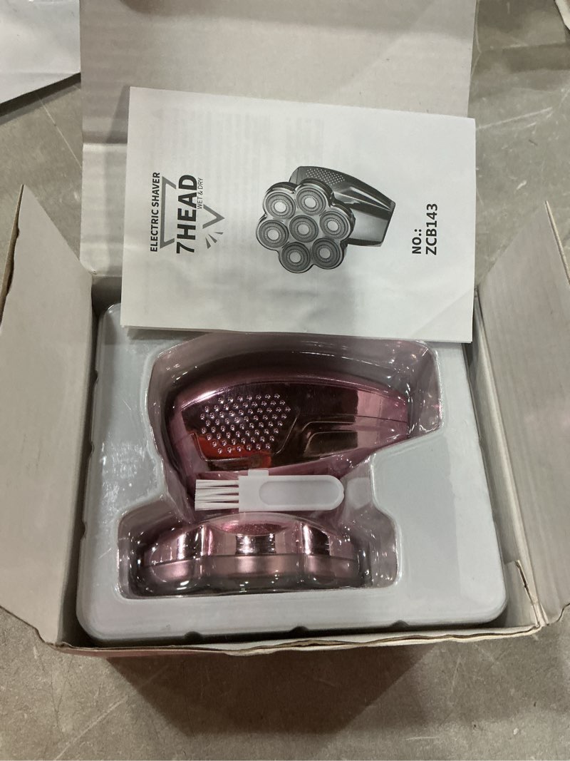 Condition photo showing New/Like New for electric razors for women - 120min cordless painless hair remover with 7d floating head - waterproof wet dry women's electric shaver for legs face bikini line pink