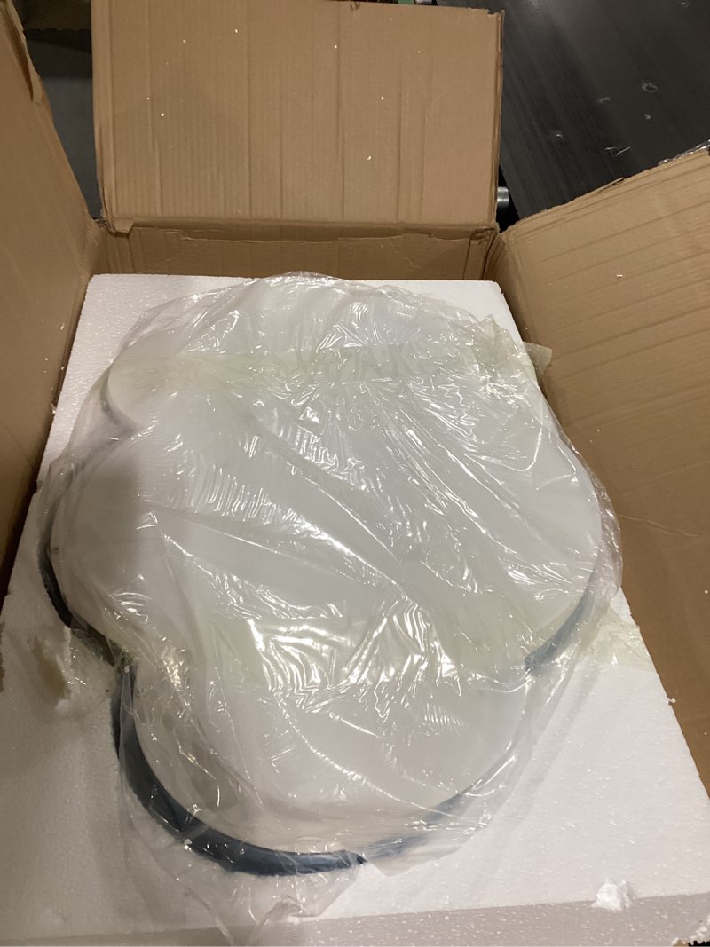 Condition photo showing New/Like New for LAKIQ Modern Dimmable Acrylic LED Lights with Remote Creative Cloud Shape Children Room Flush Mount Ceiling Lighting Fixture for Kids Bedroom Kindergarten Living Room(25.5'',Stepless Dimming) Stepless Dimming 25.5''