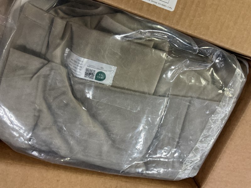 Condition photo showing Good Condition for HPD Half Price Drapes Heritage Plush Velvet Curtains 96 Inches Long Room Darkening Curtains for Bedroom & Living Room 50W x 96L, (1 Panel), Gallery Taupe Gallery Taupe 50"W x 96"L (Pack of 1)