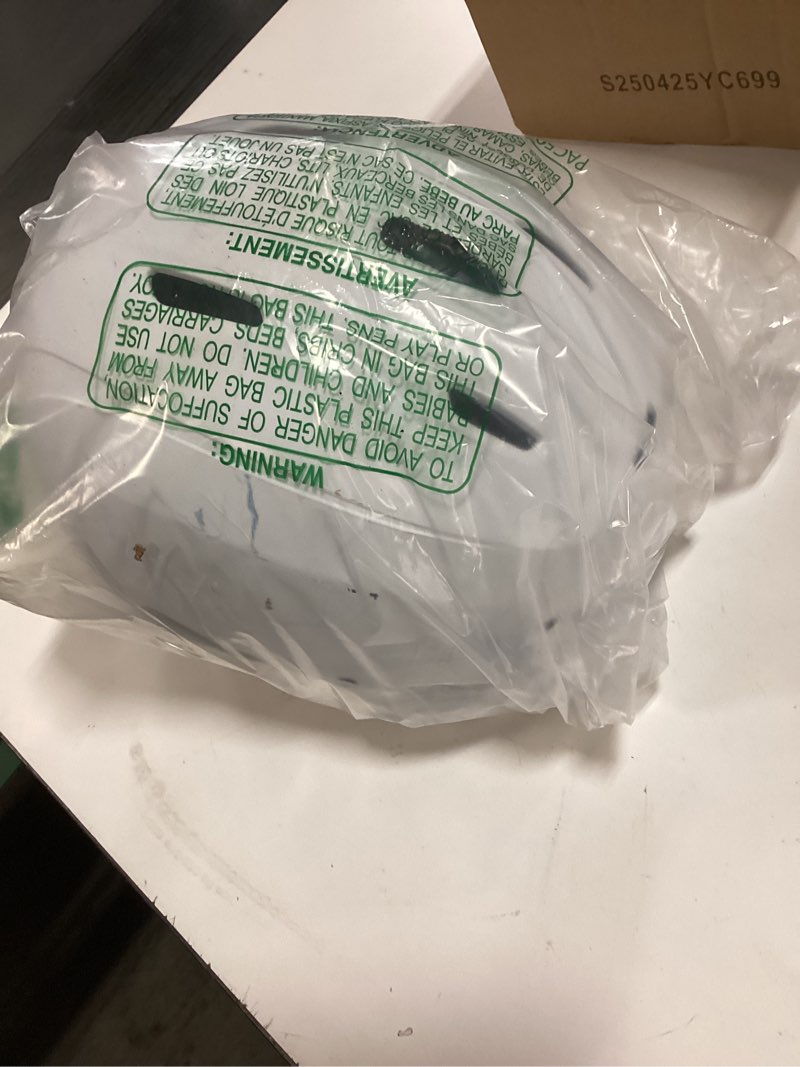 Condition photo showing As Is for Retrospec Zephyr Ski Helmet - Snowboard Helmet for Adults & Youth with Adjustable Fit, 9 Breathable Vents, Removable Washable Earmuffs - Snow Sports Helmet for Men & Women Matte White Small