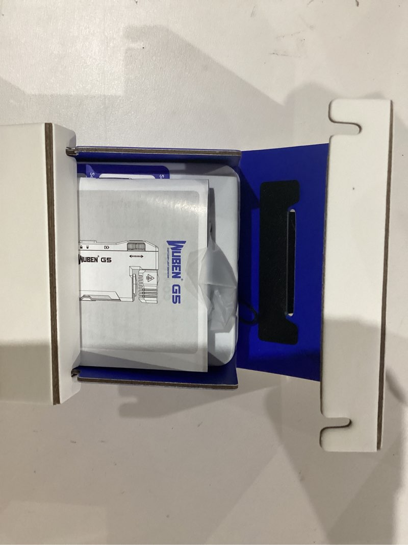 Condition photo showing New/Like New for WUBEN G5 Rechargeable EDC Flashlight, 400 Lumens Dual Light Sources Mini Flashlight with RGB Light, Portable Flat Pocket Flashlights, Magnetic Keychain Flashlight for Outdoor Home Emergencies (Black)