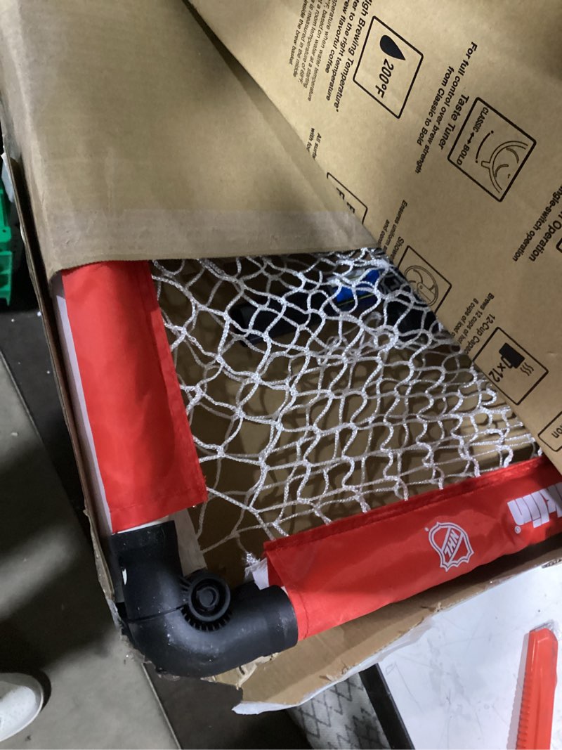 Condition photo showing Good Condition for Franklin Sports NHL Goal and 2 Stick Set