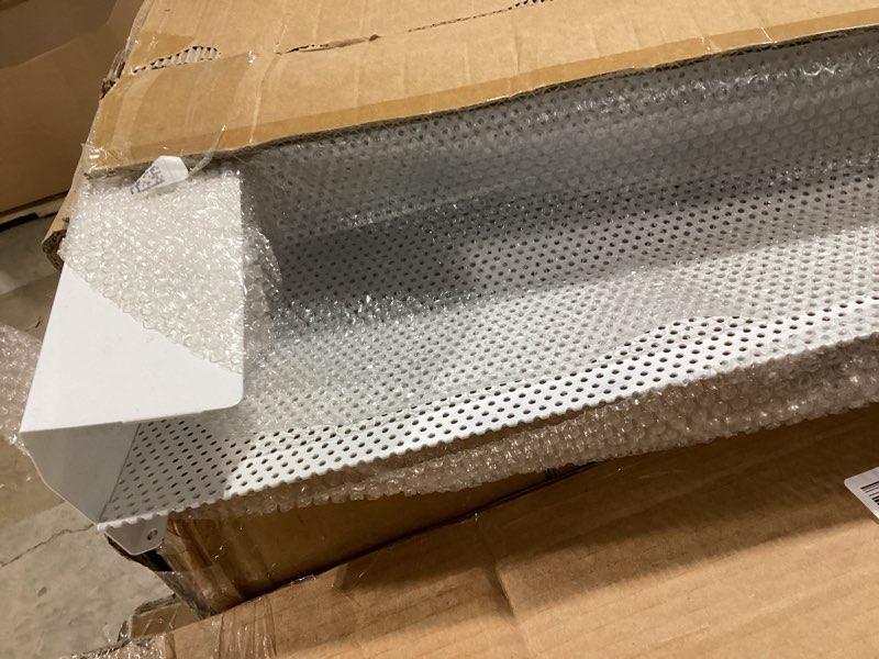 Condition photo showing As Is for Upgraded 4 FT Baseboard Heater Cover, Premium Series Compatible, 24-Gauge Galvanized Steel Slip-On F