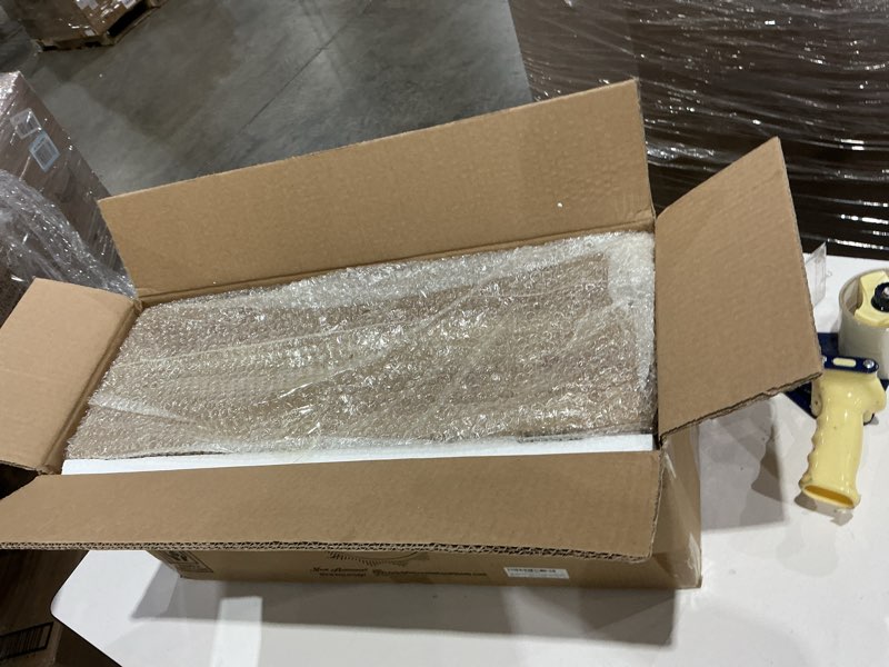 Condition photo showing Good Condition for felt creative home goods farmhouse chicken wire countertop shelving organizer, decorative kitchen pantry storage cabinet, rustic counter storage display, country kitchen island decor (brown)