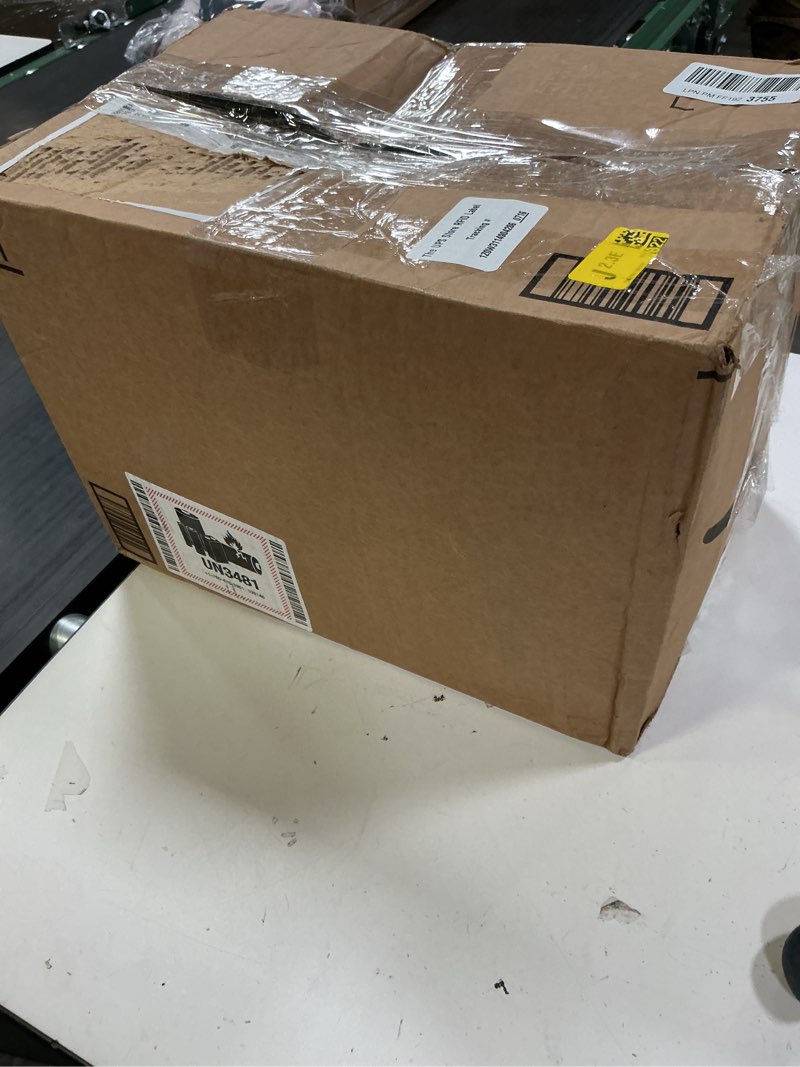 Condition photo showing As Is for 20v handheld fertilizer spreader for lawn grass seed spreader for makita 18v battery power, electric salt broadcast spreaders for snow, ice melt, rock salt, sidewalk driveway, corn planter, garden