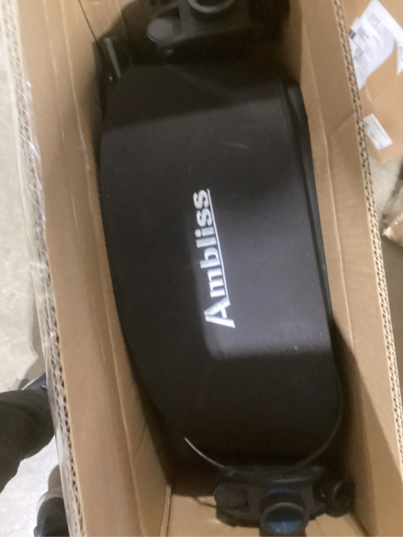 Condition photo showing As Is for Ambliss 10" Front Wheeled Walkers for Seniors,Rollator Walker with Seat and Extra Wide Backrest, Lightweight Collapsible Rolling Walker, Adjustable Height Rollator Walker with Cup & Cane Holder (Blue) Blue-(10 Inch Front Wheel With Backrest)