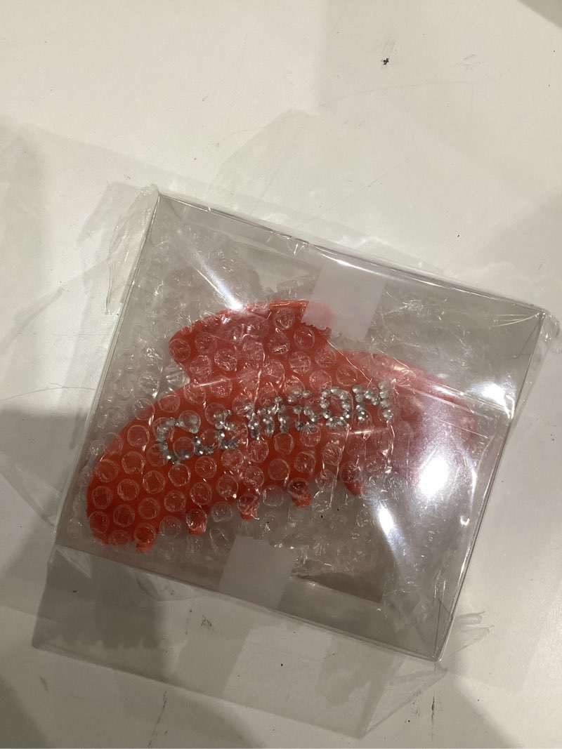 Game day hair claw clip orange clemson